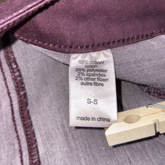 MAURICES Skinny Pants Mid Rise Casual Stretch Small Purple - Picture 9 of 10